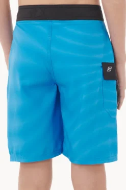 Boardshorts|Rip Curl Boys Shock Wave Boardshort Blue
