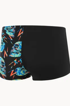Trunks|Speedo Boys Skull V Cut Aquashort Black/multi