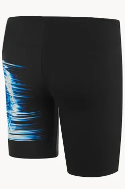 Jammers|Speedo Boys Skull V Cut Jammer Black/blue