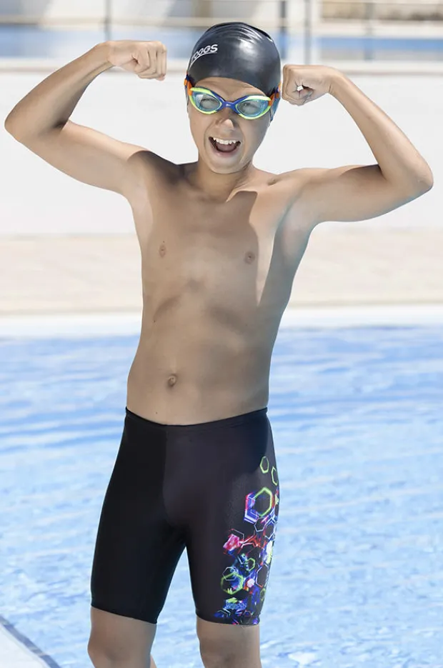 Jammers|Zoggs Boys Snare Mid Jammer Black/Multi