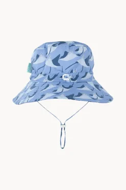 Hats|Acorn Boys Stingray Wide Brim Bucket Hat Blue