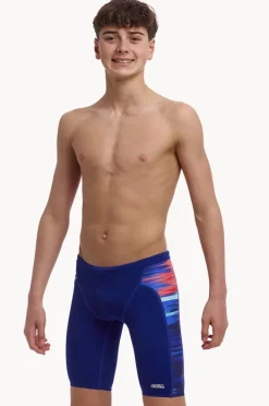 Jammers|Funky Trunks Boys Storm At Sea Jammer Blue/orange