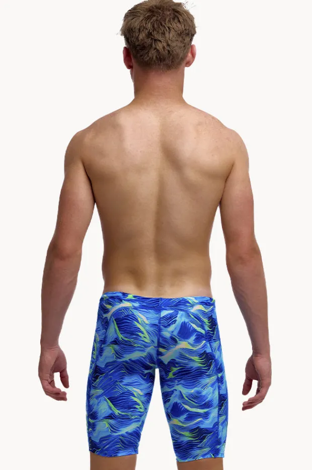 Jammers|Funky Trunks Boys Storm Chaser Jammer Blue/yellow