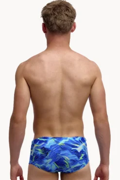 Trunks|Funky Trunks Boys Storm Chaser Trunk Blue/yellow