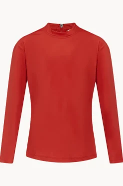 Rashies & Sunsuits|Babes In The Shade Boys Suntop Red