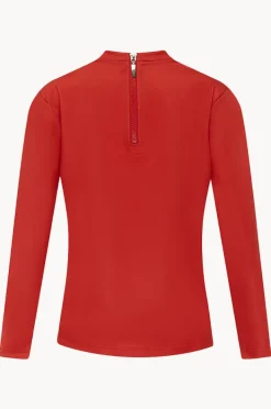 Rashies & Sunsuits|Babes In The Shade Boys Suntop Red