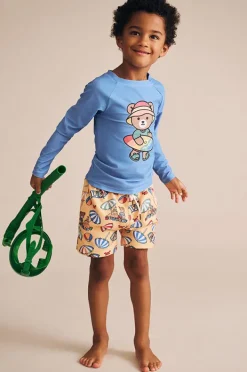 Rashies & Sunsuits|Huxbaby Boys Surfer Hux Suntop Marine