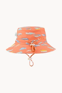 Hats|Toshi Boys Surfs Up Swim Sunhat Orange