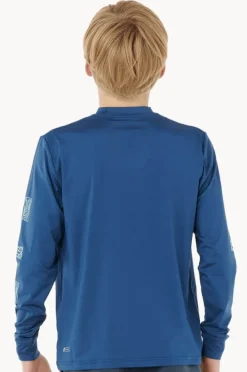 Rashies|Rip Curl Boys Tropic Daze Long Sleeve Suntop Light Navy
