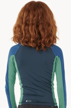 Rashies|Rip Curl Boys Tropic Daze Long Sleeve Suntop Dark Navy