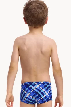 Trunks|Swimwear|Funky Trunks Boys Under Over Trunk Blue