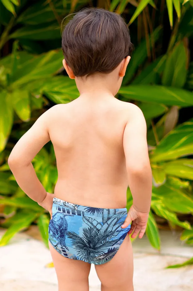 Swim Nappies|Salty Ink Boys Urban Swim Nappy Jungle