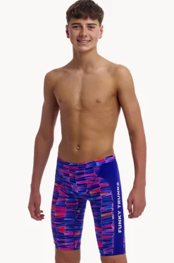 Jammers|Funky Trunks Boys Warped Waves Jammer Navy/pink