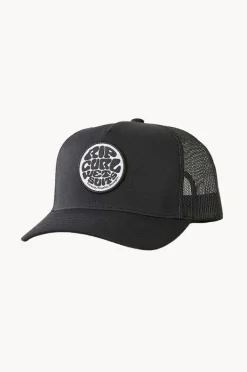 Hats|Rip Curl Boys Wetsuit Icon Trucker Cap Black
