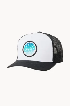 Hats|Rip Curl Boys Wetsuit Icon Trucker Cap Black/white