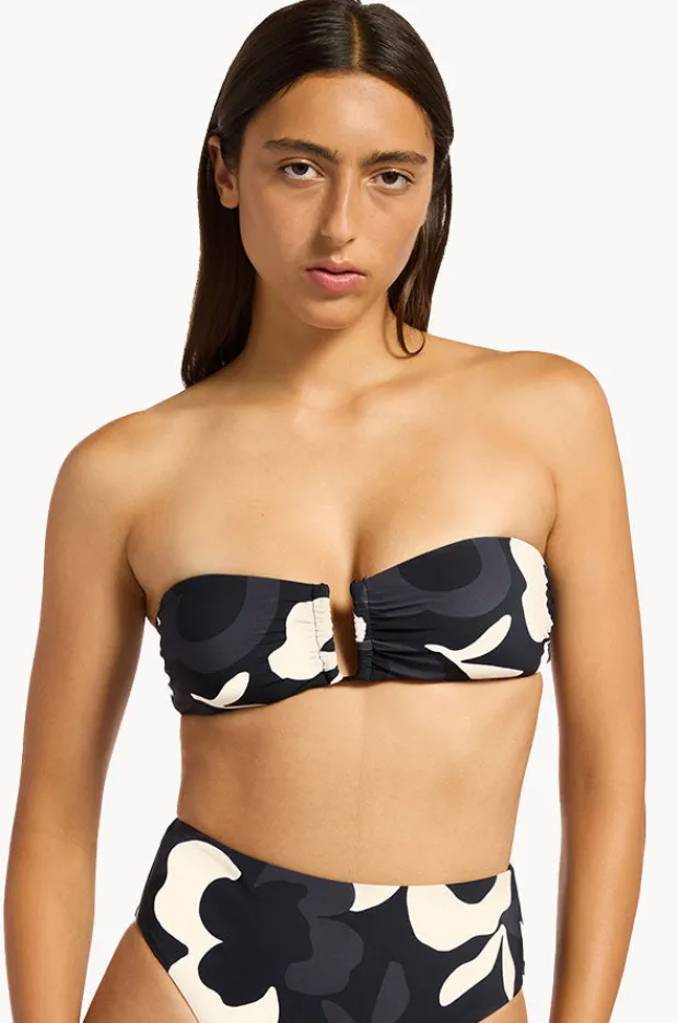 Bikini Tops|Jets Cactus Garden Bandeau Black