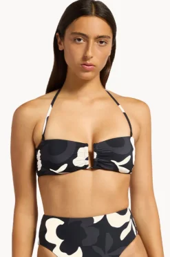 Bikini Tops|Jets Cactus Garden Bandeau Black