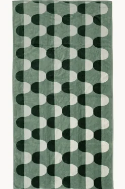 Towels|Towels|Bambury Cadence Beach Towel Teal