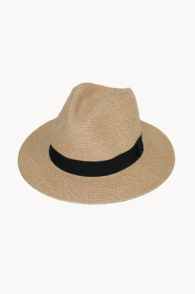Headwear|Cancer Council Australia Cafe Adjustable Fedora Natural