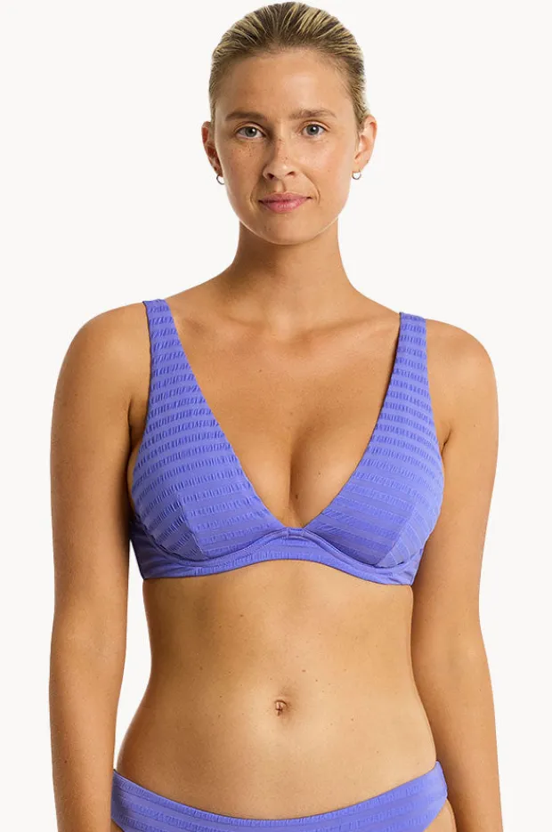 Bikini Tops|Sea Level Capri Longline Underwire Bra Iris