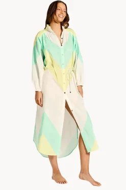 Dresses|Tigerlily Capri Lorena Dress Green/Blue