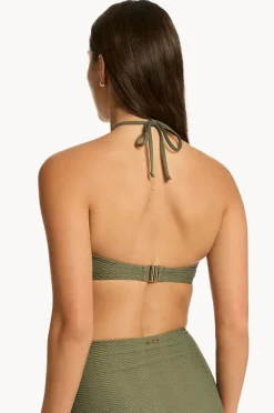 Bikini Tops|Sea Level Caracus Ring Bandeau Khaki
