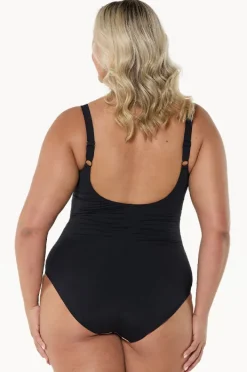 One Pieces|Capriosca Carnival Tank One Piece Black/multi