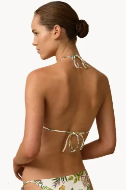 Bikini Tops|Monte u0026 Lou Catalina Avoca Slide Tri White/green