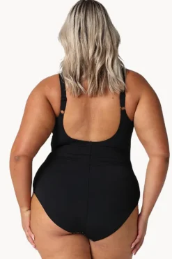 One Pieces|Capriosca Catalina Tank One Piece Black/multi