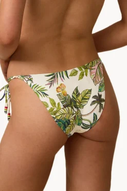 Bottoms|Monte u0026 Lou Catalina Tie Side Pant White/green