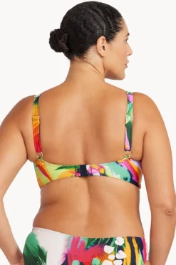 Bikini Tops|Artesands Chelona Delacroix Cross Front Bra Navy