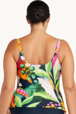Tankini Tops|Artesands Chelona Delacroix Tankini Separate Navy