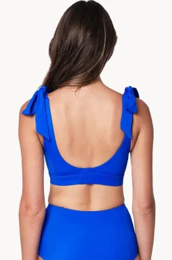 Bikini Tops|Une Piece Classic Square Neck Bralette Blue