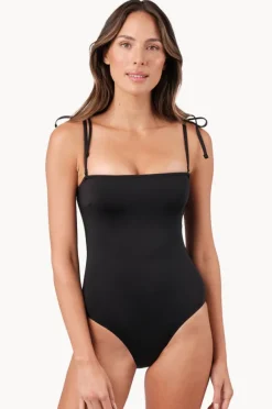 One Pieces|Une Piece Classic Strapless One Piece BLACK