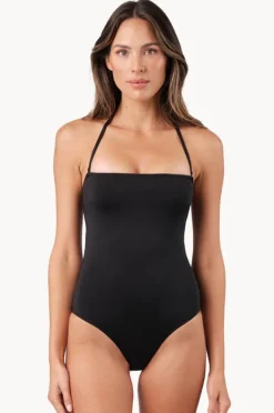 One Pieces|Une Piece Classic Strapless One Piece BLACK