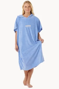 Towel Robes & Ponchos|Towel Robes & Ponchos|Rip Curl Classic Surf Hooded Towel Blue