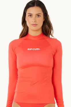 Rashies & Sunsuits|Rip Curl Classic Surf Long Sleeve Suntop Red