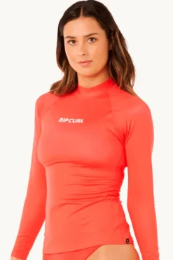Rashies & Sunsuits|Rip Curl Classic Surf Long Sleeve Suntop Red