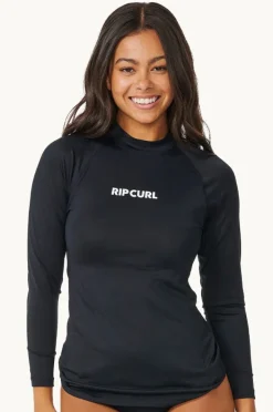 Rashies & Sunsuits|Rip Curl Classic Surf Long Sleeve Suntop Black
