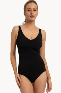 One Pieces|Poolproof Classics E/F Cup One Piece BLACK