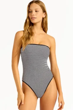 One Pieces|Seafolly Clubhouse DD Cup Bandeau One Piece Black