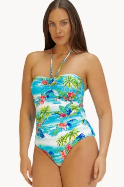 One Pieces|Baku Cocos Islands Bandeau One Piece White
