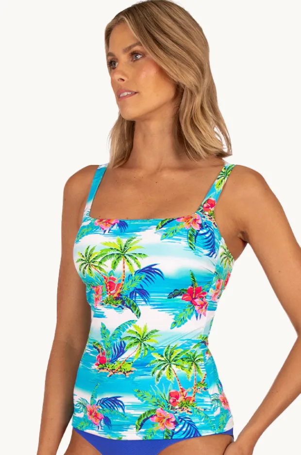 Tankini Tops|Baku Cocos Islands Multi Fit Tankini Separate White