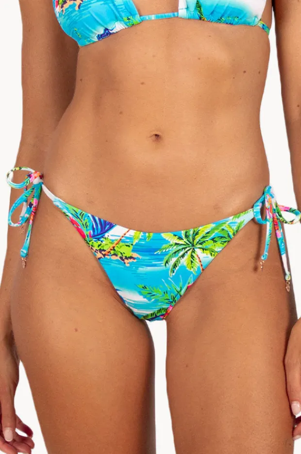 Bottoms|Baku Cocos Islands Rio Tie Side Pant White