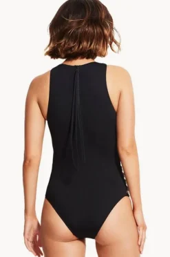 One Pieces|Seafolly Collective Multi Strap One Piece BLACK