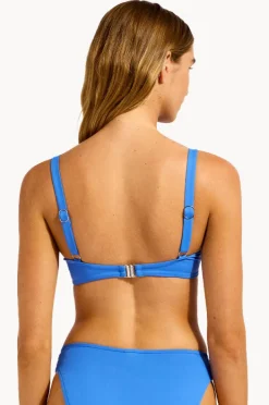 Bikini Tops|Seafolly Collective Ruched Underwire Bra Sapphire