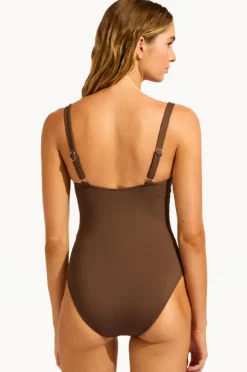 One Pieces|Seafolly Collective Ruched Underwire One Piece