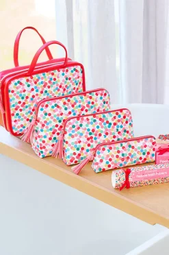 Bags|Annabel Trends Confetti Large Vanity Bag Multi