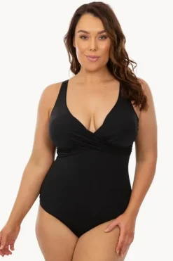 One Pieces|Moontide Contours DD/E Cup One Piece Black