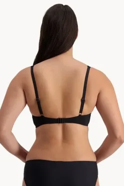 Bikini Tops|Moontide Contours F/G Cup Wrap Bra Black